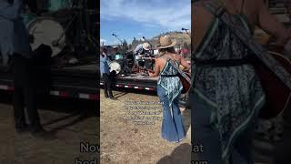 If you had told me that I’d be performing on a flat bed for a TV show I would’ve called you crazy!