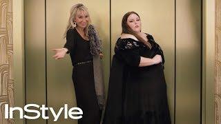 Chrissy Metz | 2018 Golden Globes Elevator | InStyle | #shorts