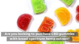 Broad Spectrum Fruit CBD Gummies Edibles For Stress & Pain Management Price & Review