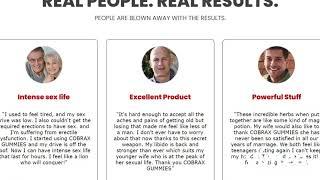 CobraX Male Enhancement Gummies - Reviews | Is Erectile Dysfunction a Normal Part of Aging?