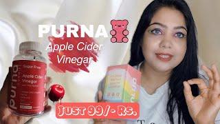 Purna RED ACV Gummies Just Rs.99 | Weight Loose Gummies | Review Vlog 