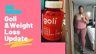 Weight loss weigh-in and Goli apple cider gummies update #goligummies #goli #weightloss