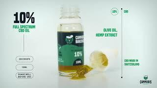 10% CBD oil from Cannabis Bakehouse Amsterdam