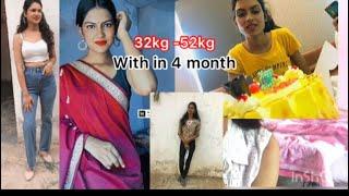 My weight gain journey #weightstory #weightgain #weightgainjourney #weightgainfast #weightgaintips