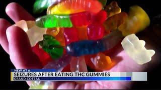 Seizures after eating THC gummies