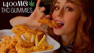 i ate 1400mg of thc gummies (im unhinged)